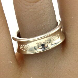 Tiffany & co 1837 band in sterling silver